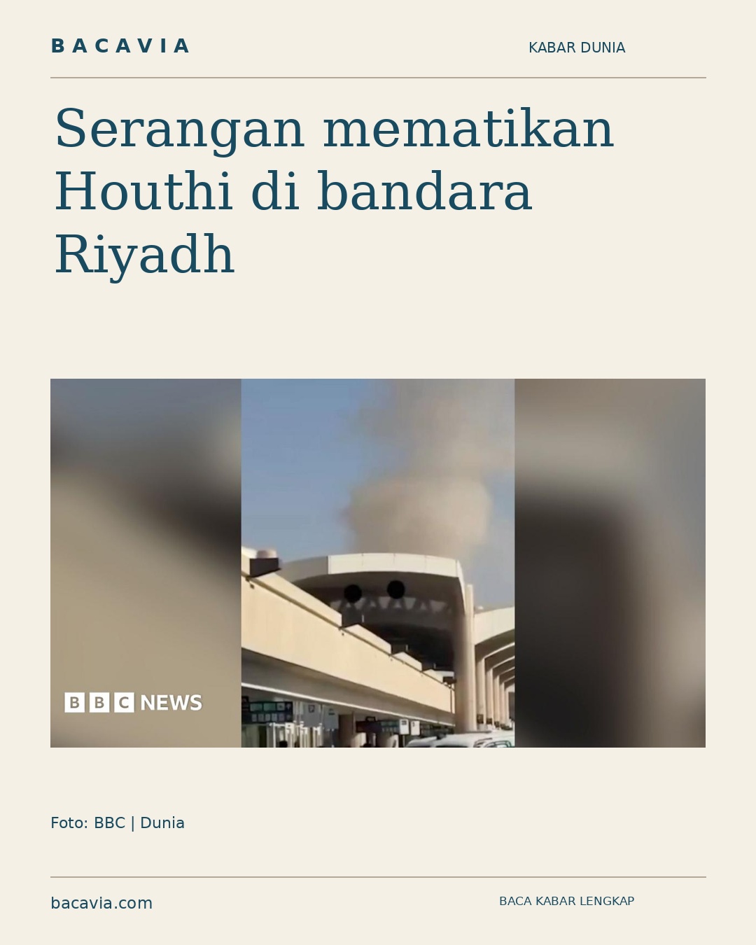 Kabar bergambar: Serangan mematikan Houthi di bandara Riyadh