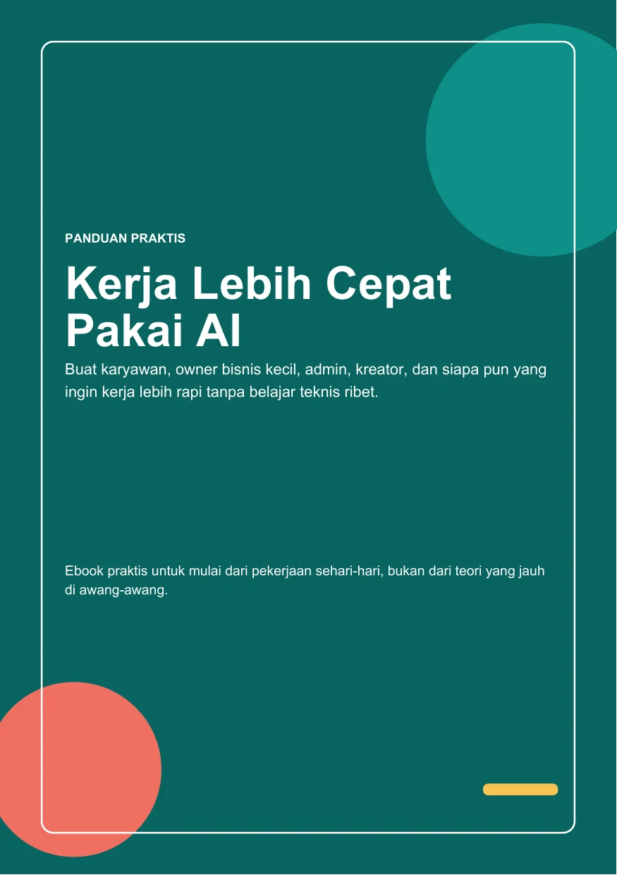 Cover Kerja Lebih Cepat Pakai AI