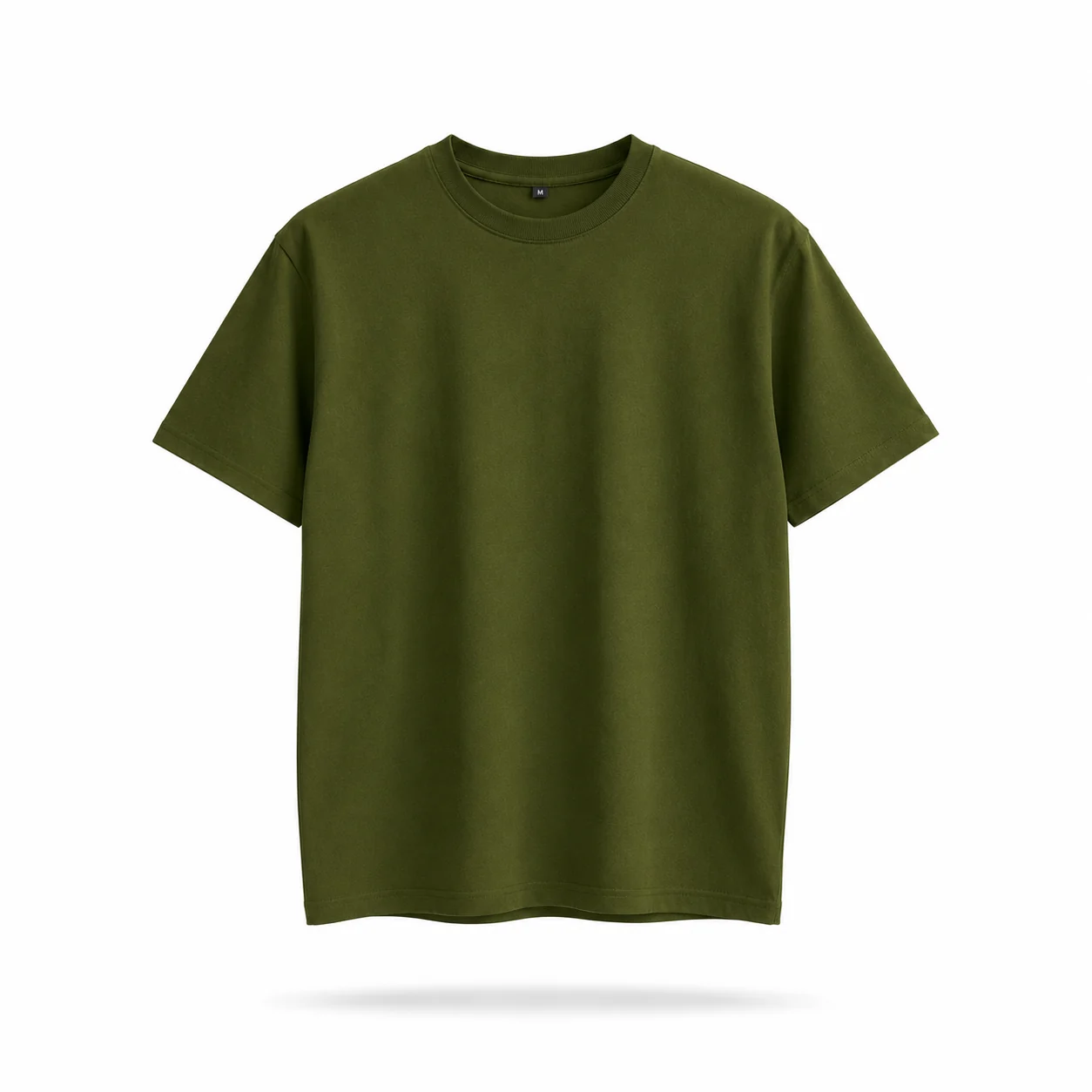Kaos Polos Lengan Pendek Cowok Dewasa Army Green BW24
