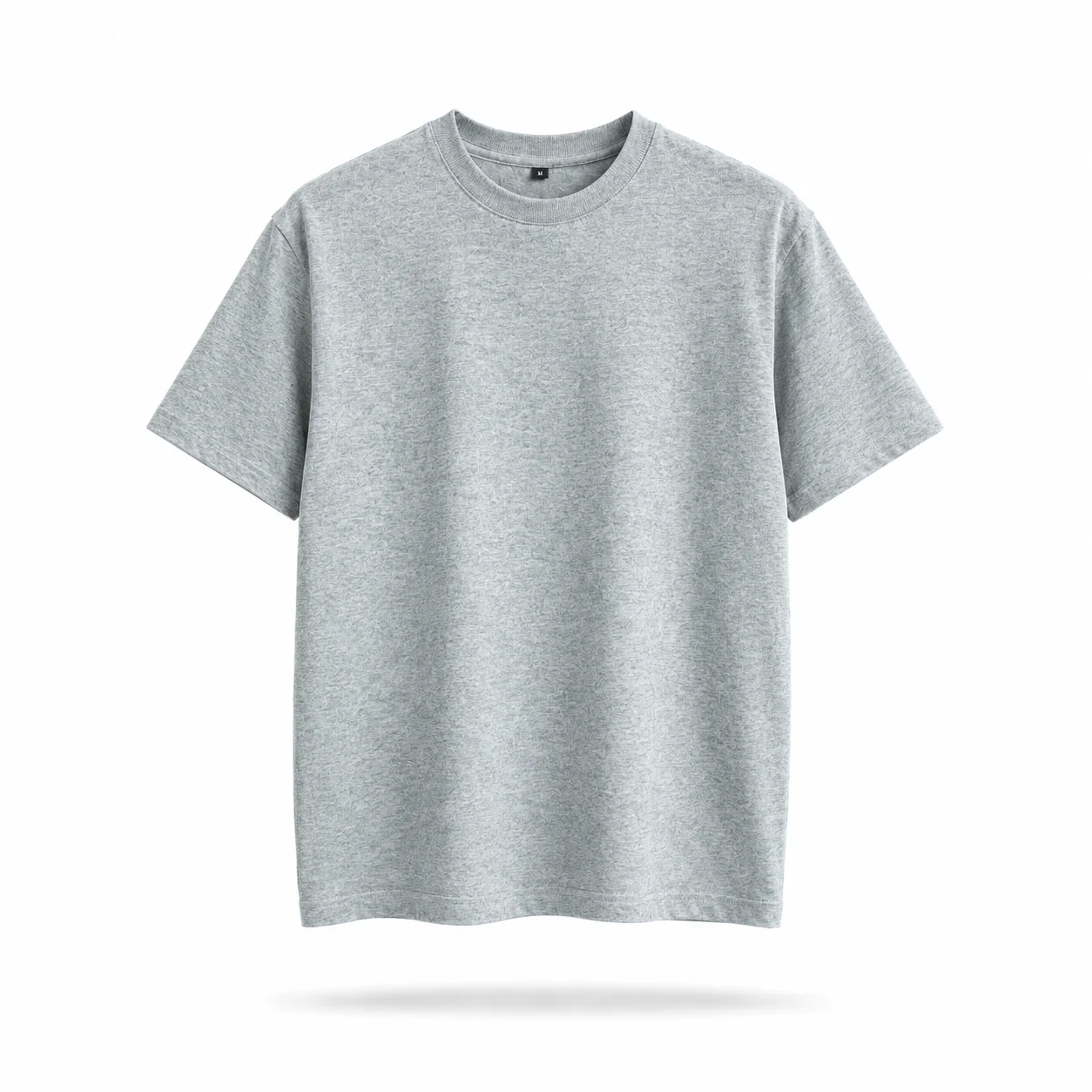 Kaos Polos Lengan Pendek Cowok Dewasa Abu Misty BW24