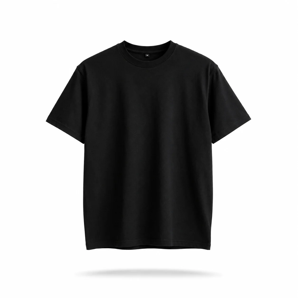 Kaos Polos Lengan Pendek Cowok Dewasa Black BW30